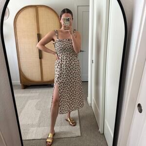 Cloud Ten White Floral Midi Dress